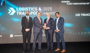 UD Trucks MEENA Receives the Award of the `Fleet Innovation of the Year` Award